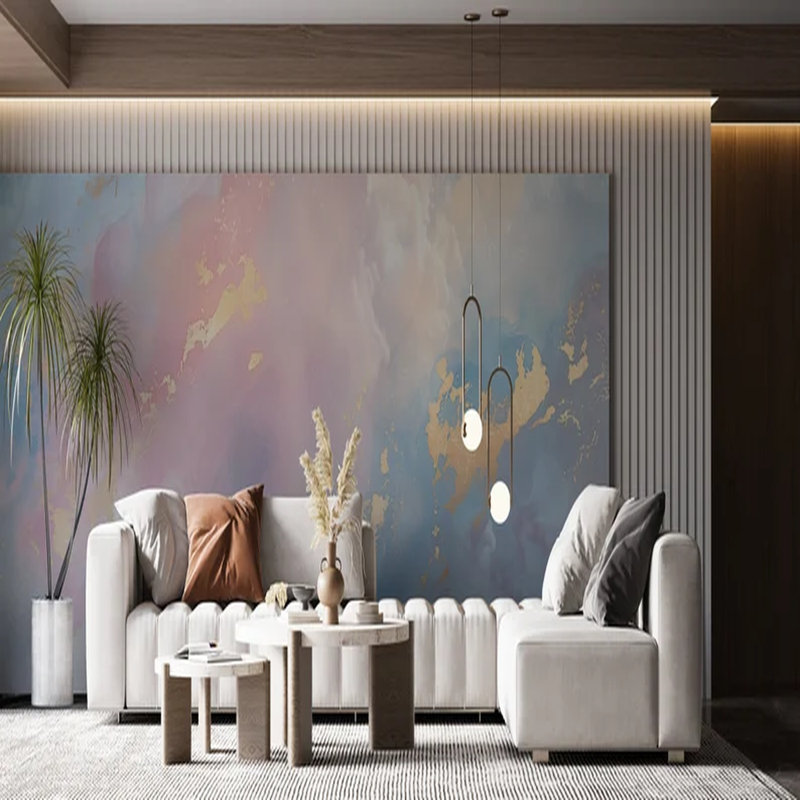 Paysage de rêve éthéré, L 138 po x l 105,96 po