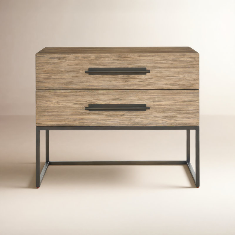 Baxley 34'' W Nightstand, Brown