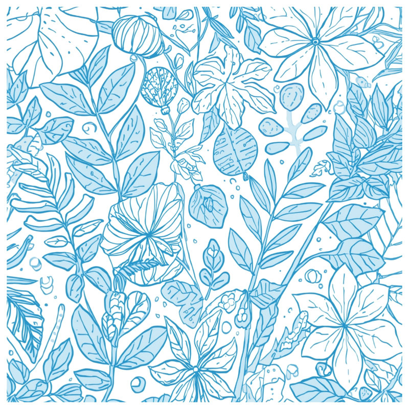 Housses de couette bleues, Lit simple