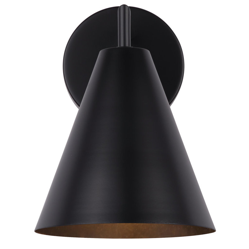 Jabreya Steel Outdoor Armed Sconce