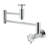 Kingston Brass Webb Two-Handle 1-Hole Wall Mount Pot Filler Faucet with Knurled Handle-91111403