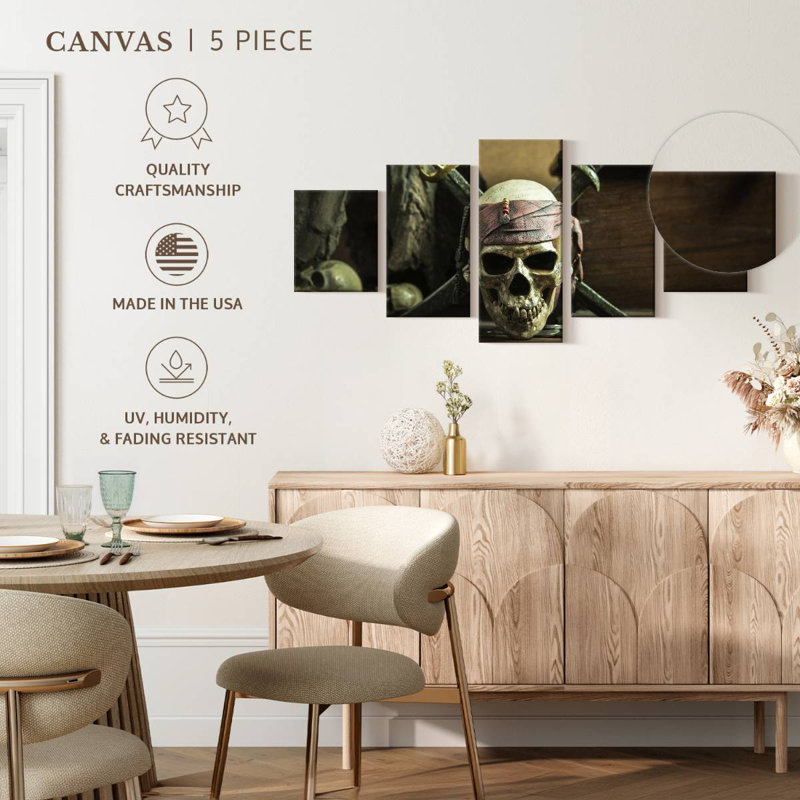 Pirate Skull, 24" H x 55" W