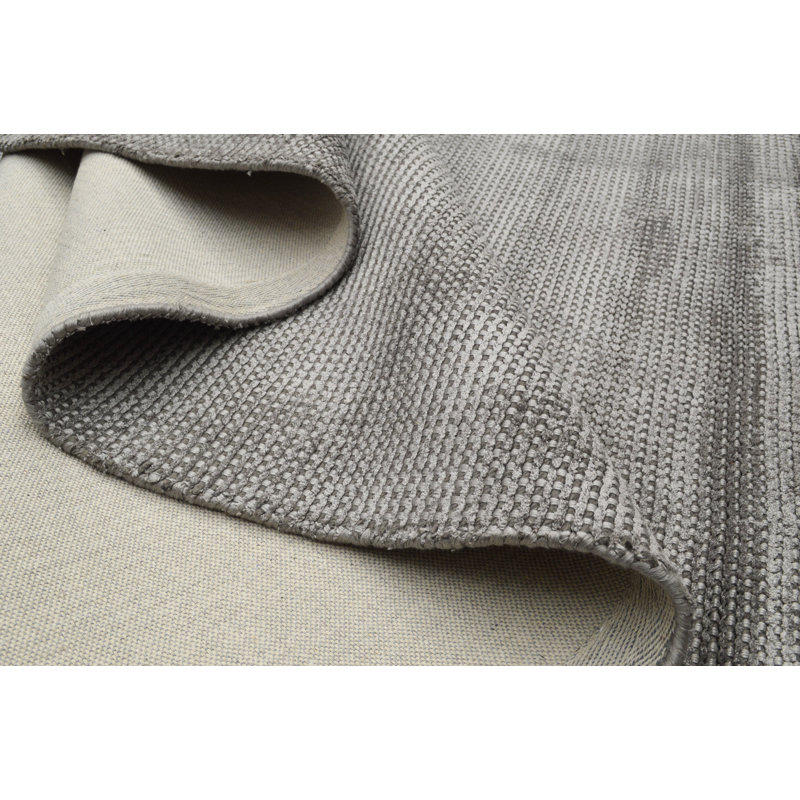 Spike Hand Woven Grey Indoor Rug, Rectangle 80 x 150cm