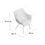 Chorlton 45cm H Velvet Upholstered Armchair-1514799861