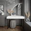 Brilen Dressing Table with LED Mirror-1025444782