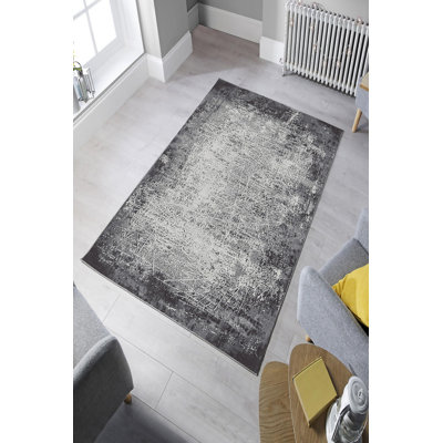 Eco-Friendly Area Rug, 100% Polyester, 31.5 x 47.2 inches | 650 g/m², 0.16 in Pile Height | Antibacterial, Non-Slip PVC Dot Underside | Machine Washable, Perfect for Living Room & Bedroom Decor
