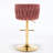 Swivel Adjustable Height Velvet Bar Stool-1220418869-1224472183