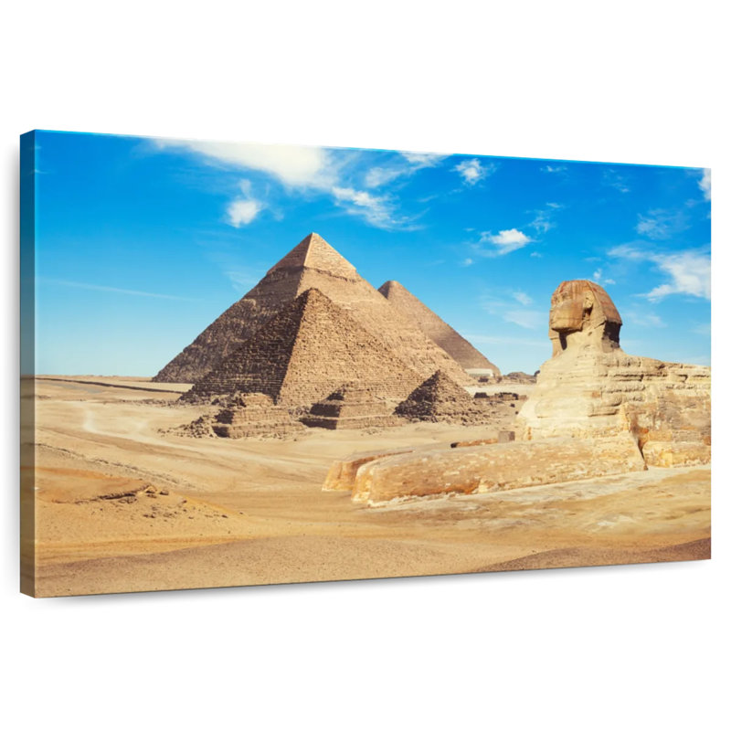 Adella Sphinx And Pyramids Of Giza, 30" H x 45" W