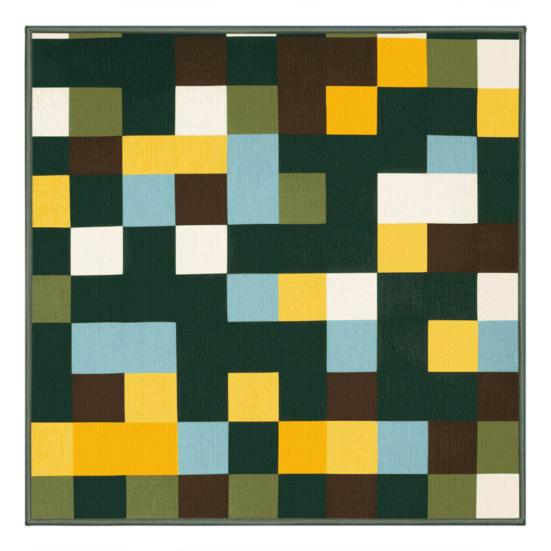 Digital Dunes Rug, Square 7'