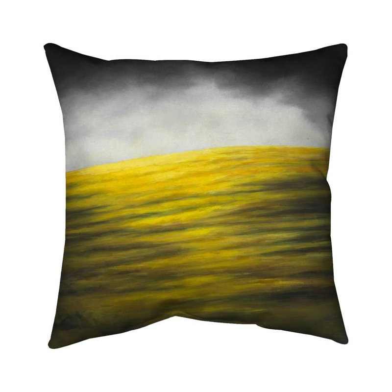 Yellow Hill - Yellow Mountains – Throw Pillow Cover Only, Double-Sided Print, Insert Not Included