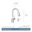 1-LEVER HDLE ARLO PULL-DOWN