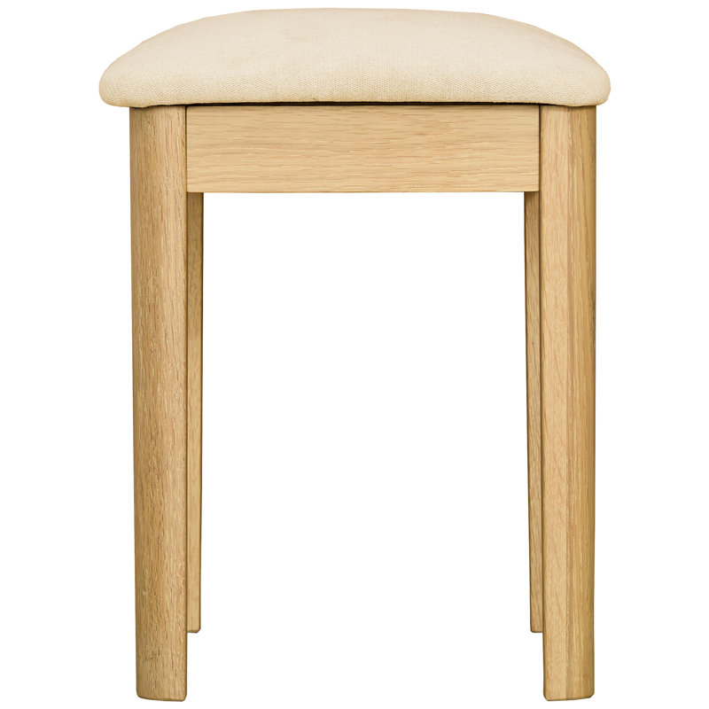 Solid + Manufactured Wood Accent Stool