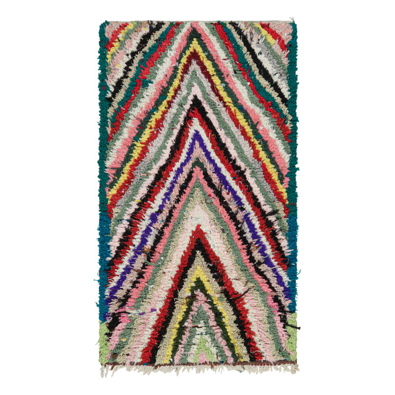 One-of-a-Kind 3’3”x6’2” Hand Knotted Area Rug