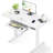 Desk With Drawers, Adjustable Height Stand Up Desk, Sit Stand Computer Desk For Home Office-441754826-441755447