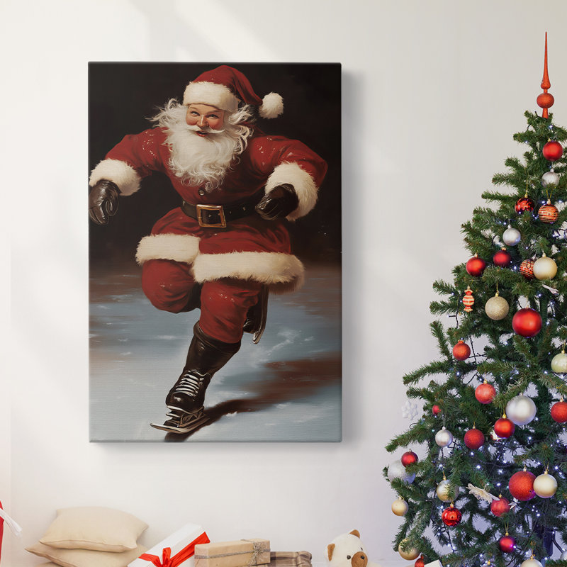 Art des Fêtes de Noël - Toile tendue avec châssis - Série 2-CLXII, H 36 po x l 24 po