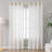 Vollmar Linen Blended Grommet Semi-Sheer Curtain Pair-770848486-770848488