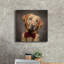  «Labrador Retrieve Photoshoot» par Rich Monet, art mural sur toile, 18 po x 18 po