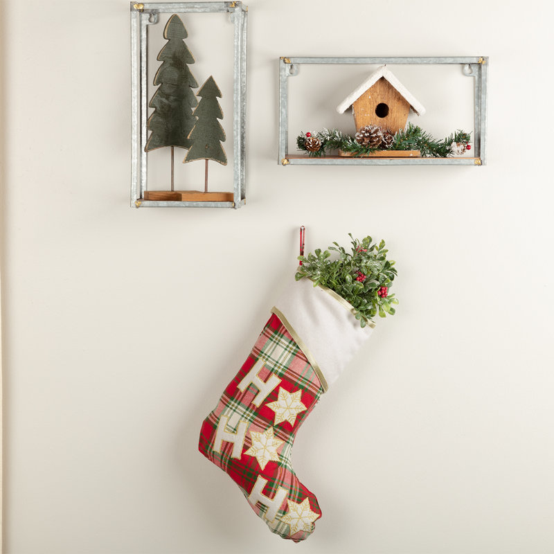 Festive Finds Stocking, 11" W x 15" H