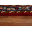 Tapis rouge en laine Kerman Persian Design