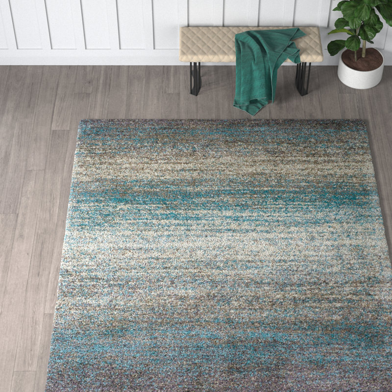 Smoak Performance Abstract Indoor Rug, Rectangle 7'10" x 10'10"