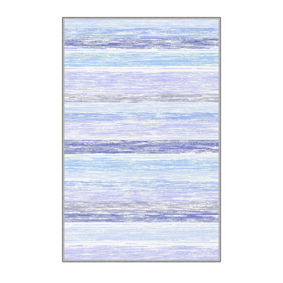 Soft Hall Carpet (2.6 x 4.9 ft), 100% Polyester, 0.3 in Pile Height | Antibacterial, Non-Slip Underside, 650 g/m² | Machine Washable, 3D Digital Print | Perfect for Living Room, Entryway & Bedroom Décor