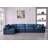 Jocqua Velvet L-Shaped Sectional Reversible-1870451985