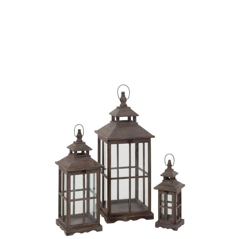 Cozy 3 Piece Tabletop Lantern Set