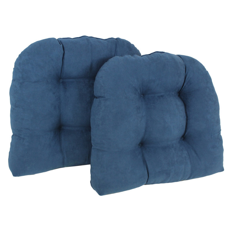 Outdoor 5'' Seat Cushion, Indigo, Microsuede
