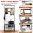 4-In-1 Entryway Hall Tree With 10 Hooks, 28.3'' Wide Coat Rack With Bench and Shoe Storage-118415560