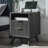 Set Of 2 Fluted Nightstands With Built-In Charging Station & Storage-883492799