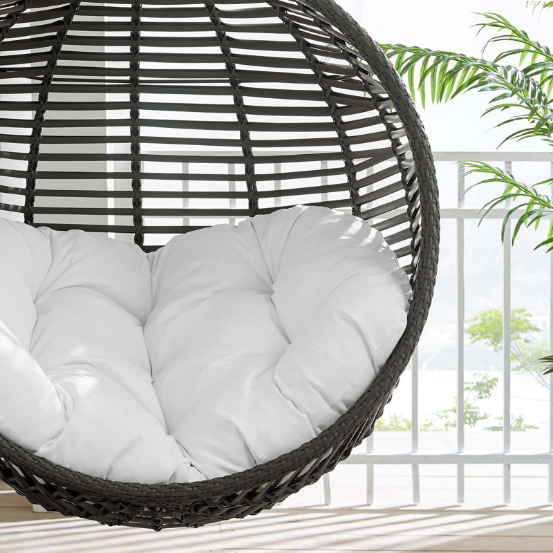 Balancelle d'extérieur Iwal Teardrop par Havenside Home par Modway, Blanc