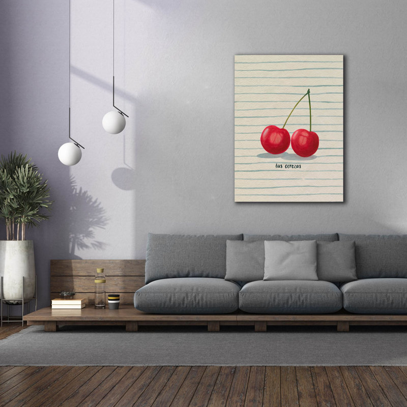  «Las Frutas 2» par Grace Popp, art mural sur toile, 40 po x 54 po