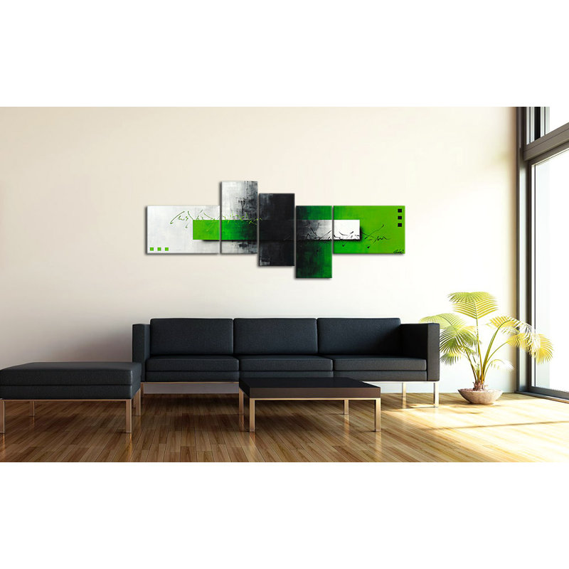 5 Piece Painting on Canvas