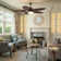 52" Hojkov 5 - Blade LED Leaf Blade Ceiling Fan with Remote Control and Light Kit Included