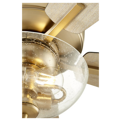 Breeze 52" Oiled Bronze Transitional Ceiling Fan