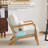 Lemley Solid Wood Upholstered Armchairs -2104865632