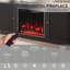 Meuble télé avec foyer Mid-Century-976562799