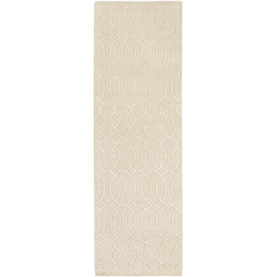 Mcgreevy Hand Loomed Wool Geometric Indoor Rug
