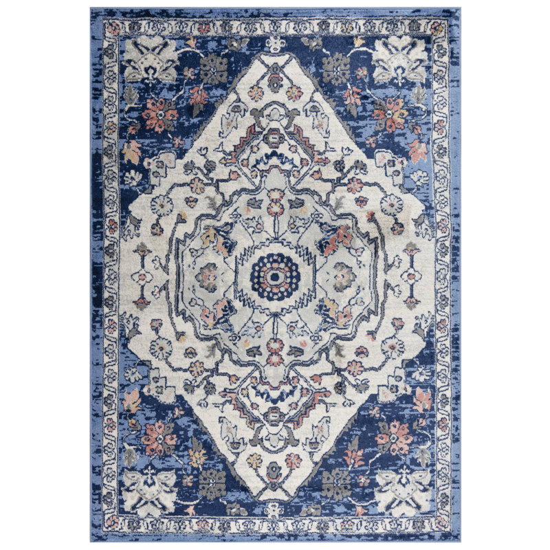 Geometric Indoor Rug, Rectangle 5'2" x 7'3"