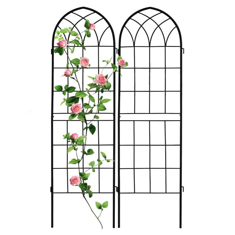 Garden trellis for supporting climbing plants,outdoor use, 71" H x 40" W x 0.1" D