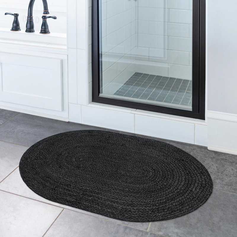 Morane Hand Braided Indoor Rug, Oval 2'2" x 3'1"