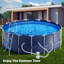 Piscine fraîche hors-sol encadrée-112544525