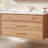 Japanese style log bathroom cabinet
