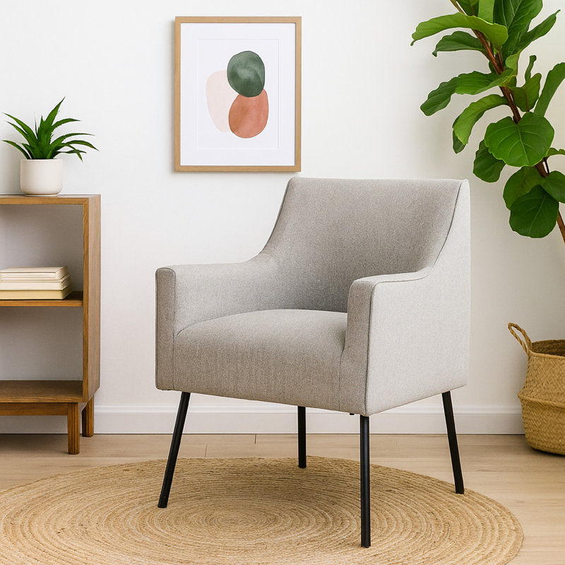 Chaise d'appoint Sune, velours vert foncé doux et pieds en métal noir mat, Velours vert foncé