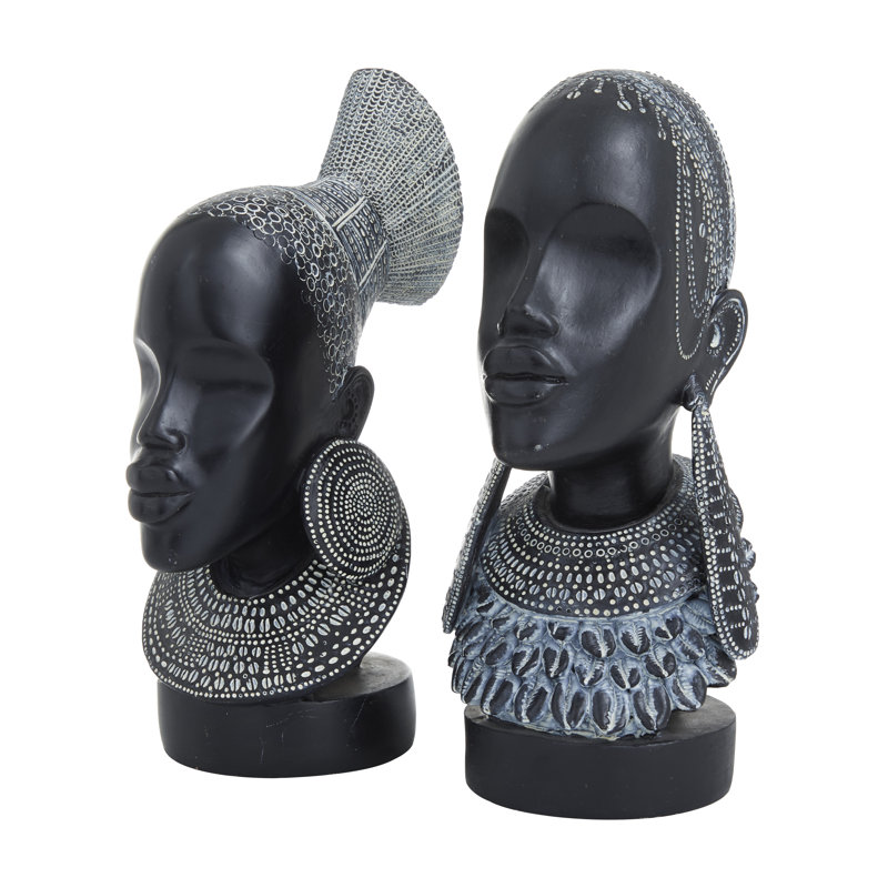 Ensemble de 2 figurines Eidson, Noir