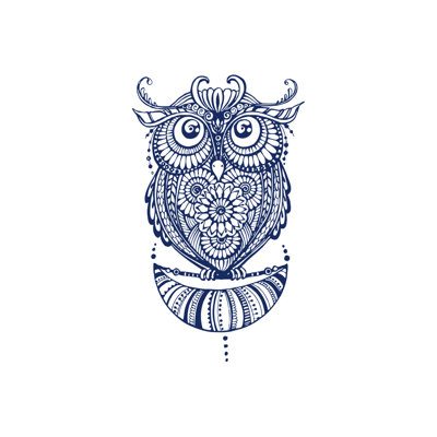 Décalcomanie murale hibou Shelia