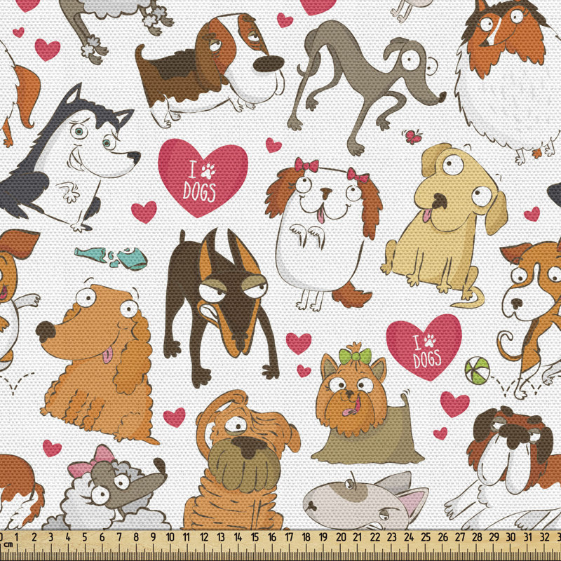 fab_50122 Tissu pour chien, l 58 po x L 180 po