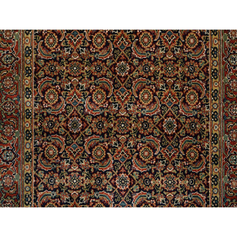 Tapis de couloir bleu 4 pi x 10 pi 1 po Herati WoolSilk 175 KPSI 3C6AF3A6102E4B3BA67C1D556D129B81