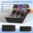 Trading Card Storage Box For 1800+, Leather Storage Box With Strong Closure, Card Box With 10 Dividers And 3 Foam Stoppers, Commander Deck Box Fit Yugioh, Mtg And Sport Cards, Black & Grey