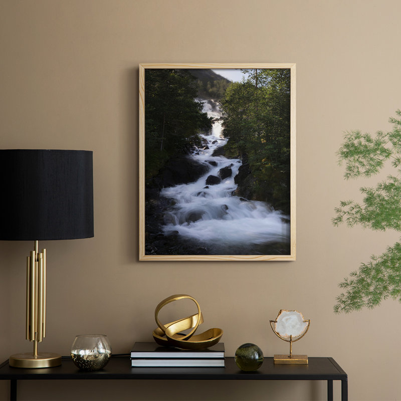 «Feel the Rush», reproduction encadrée - bois massif, H 11 po x l 9 po